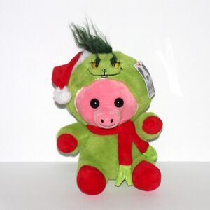 Peek-A-Boo Plush Toy Disguisimals Pig Grinch 10” Christmas NEW